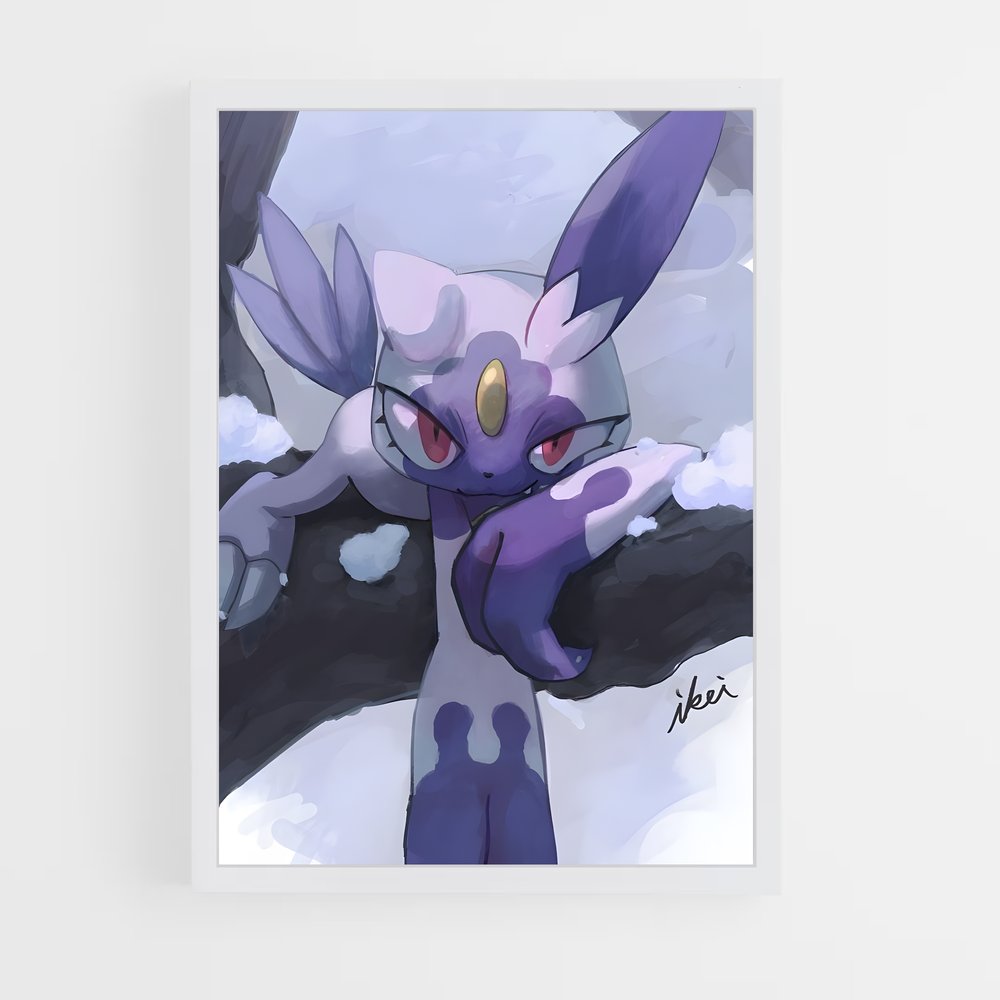 Poster Sneasel Éclatant – affiche Pokemon (vue 3)
