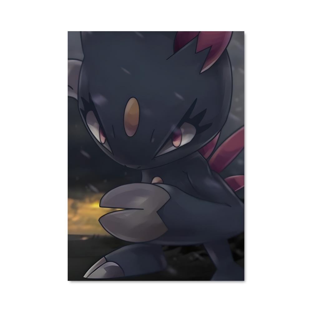 Poster Sombre Félidé – affiche Pokemon