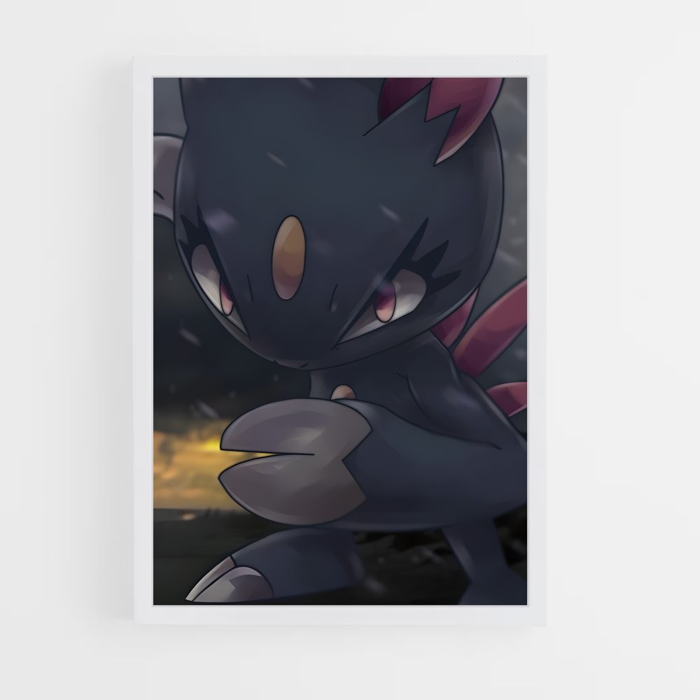 Poster Sombre Félidé – affiche Pokemon (vue 3)