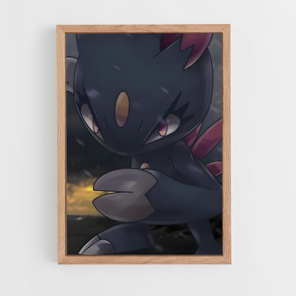 Poster Sombre Félidé – affiche Pokemon (vue 4)