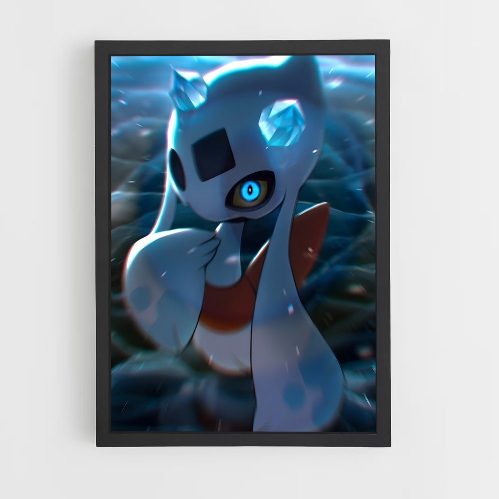 Poster Snorunt le Chat Glacé – affiche Pokemon (vue 2)
