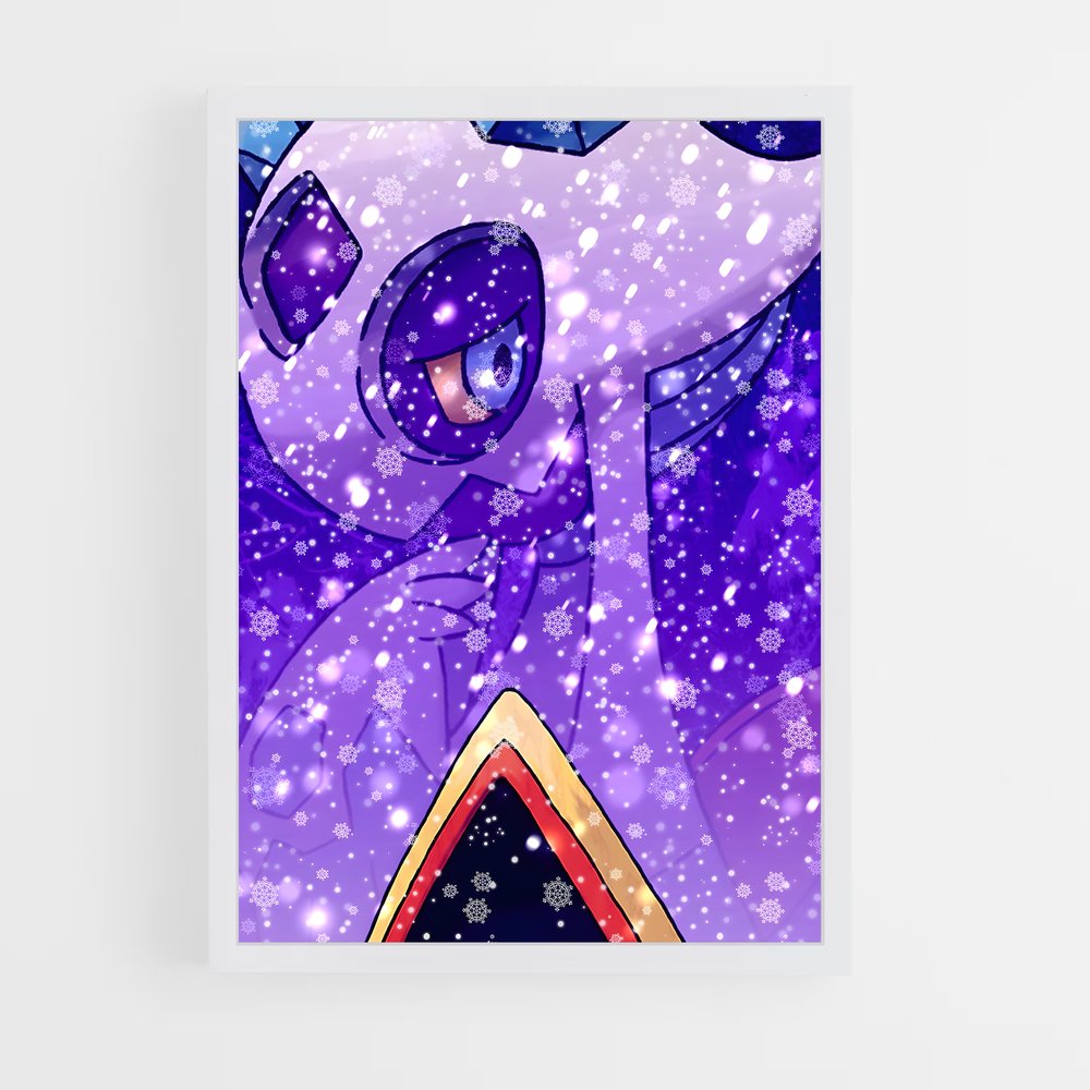 Poster Snorunt et le Bonhomme de Neige – affiche Pokemon (vue 3)