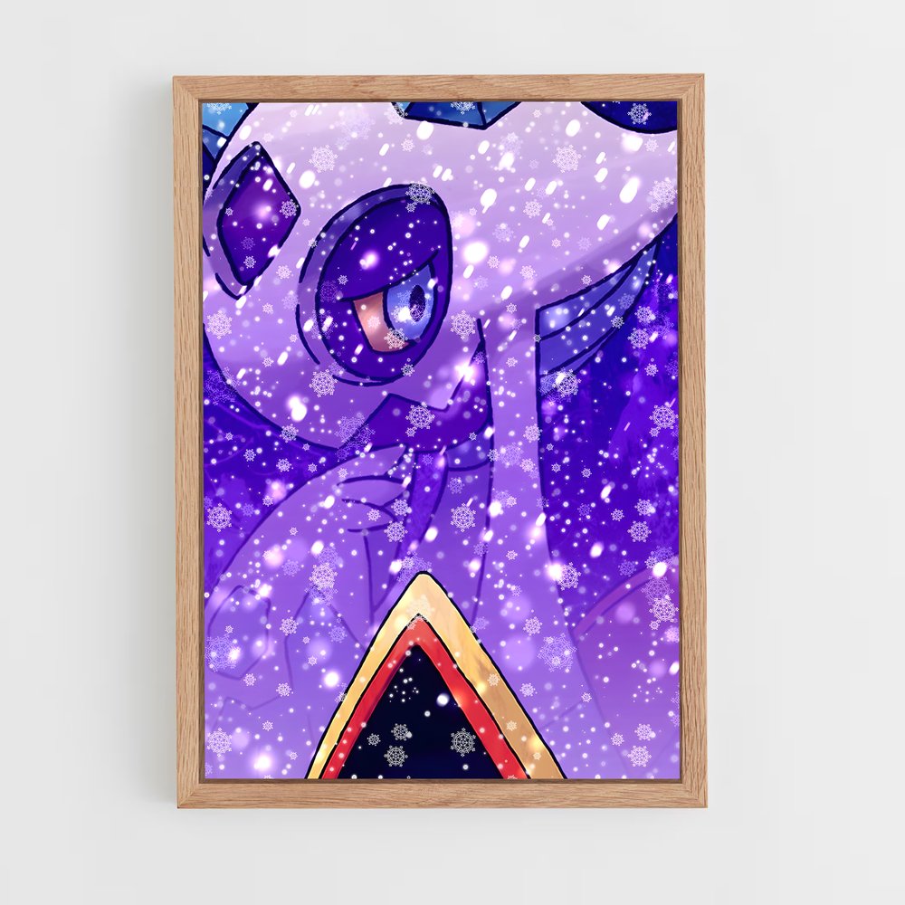 Poster Snorunt et le Bonhomme de Neige – affiche Pokemon (vue 4)
