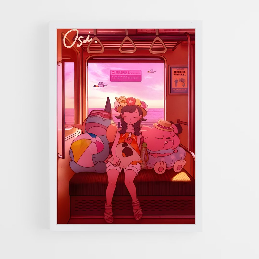 Poster Snubbull en Voyage – affiche Pokemon (vue 3)