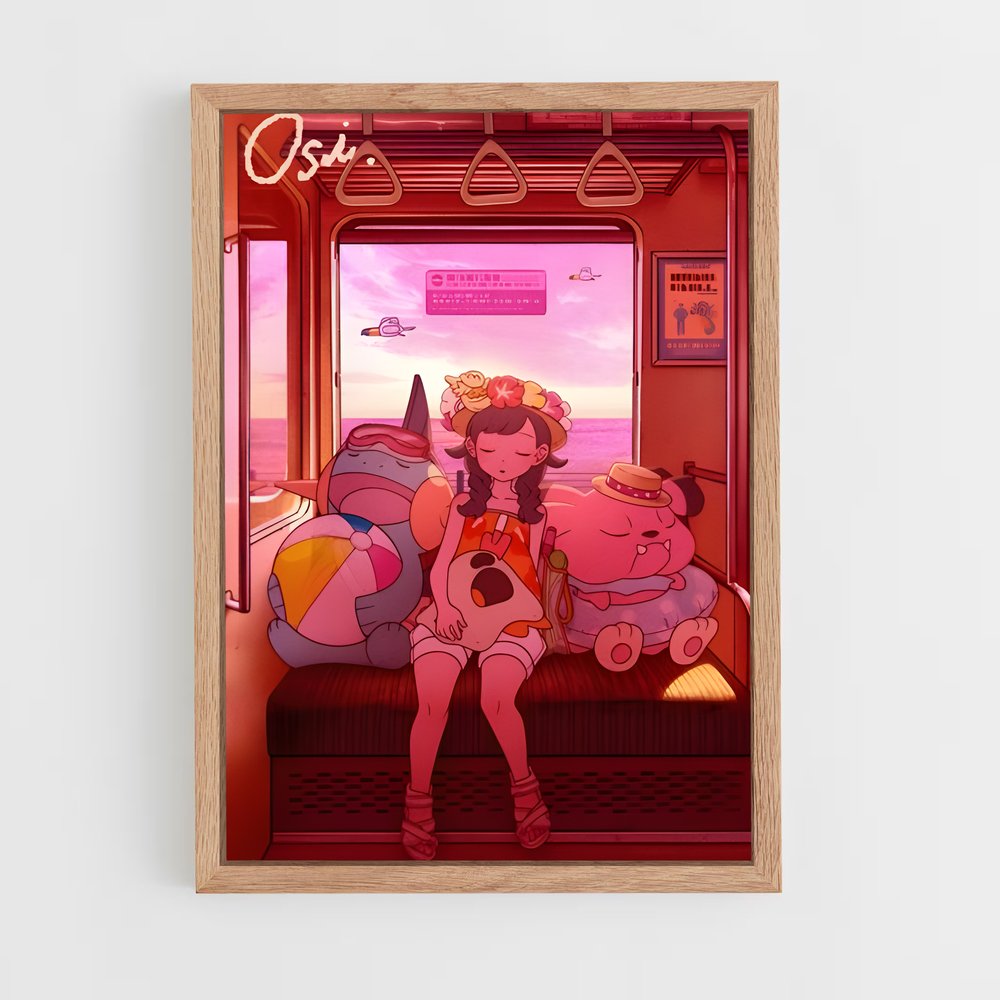 Poster Snubbull en Voyage – affiche Pokemon (vue 4)