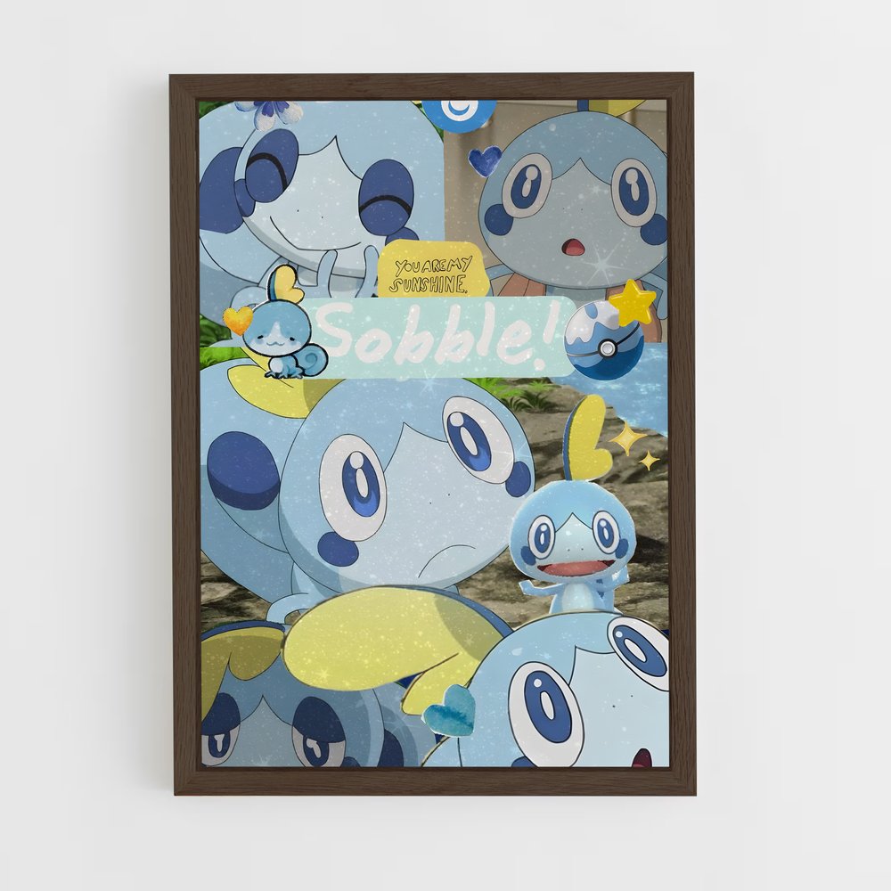 Poster Éclat de Sobble – affiche Pokemon (vue 5)