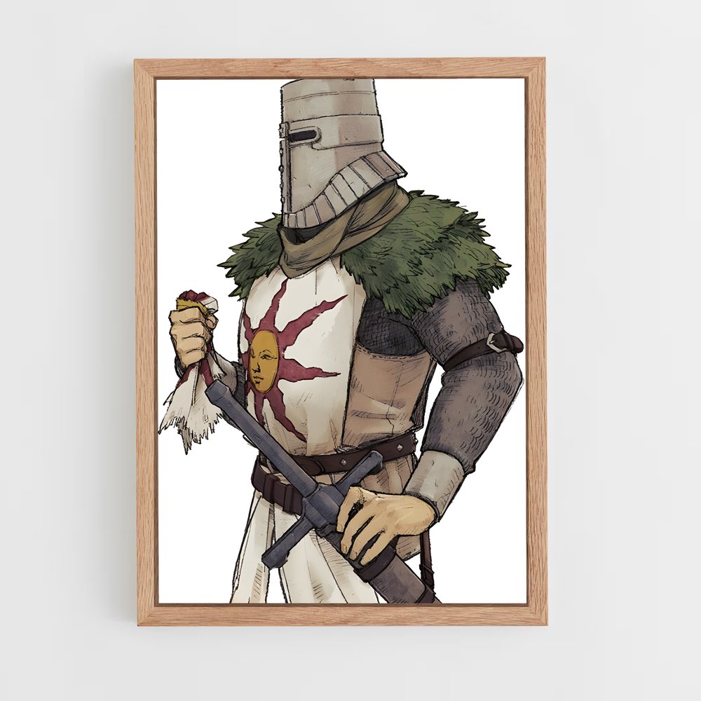 Poster Chevalier de Lumière – affiche Dark souls (vue 4)