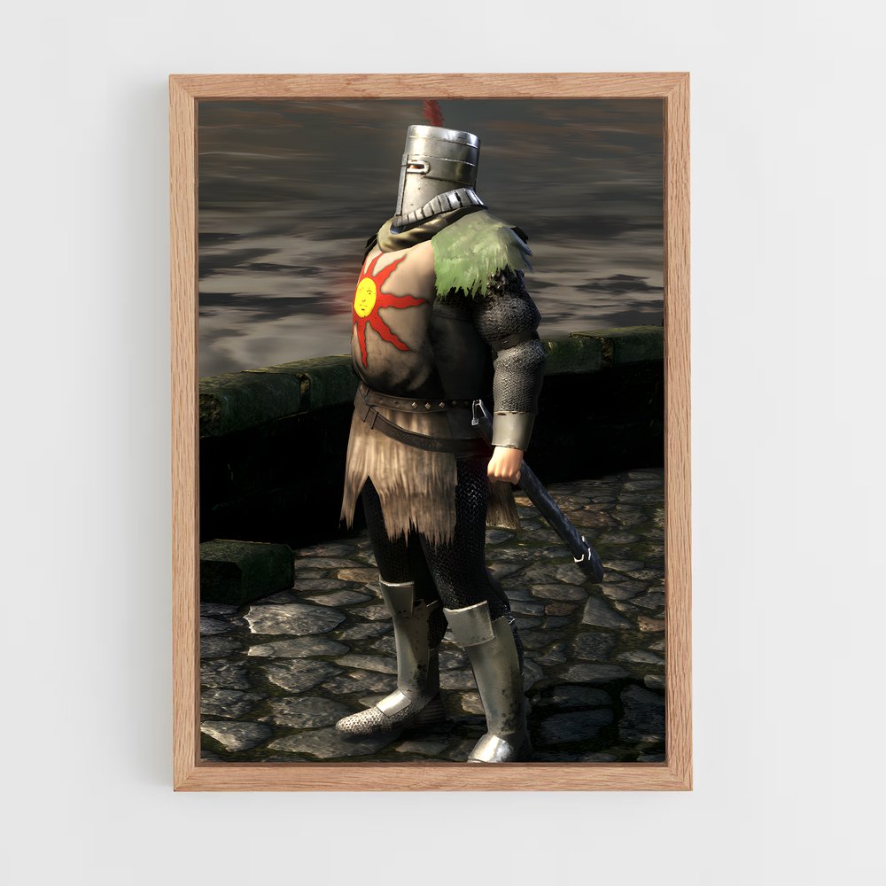 Poster Le Chevalier Solaire – affiche Dark souls (vue 4)