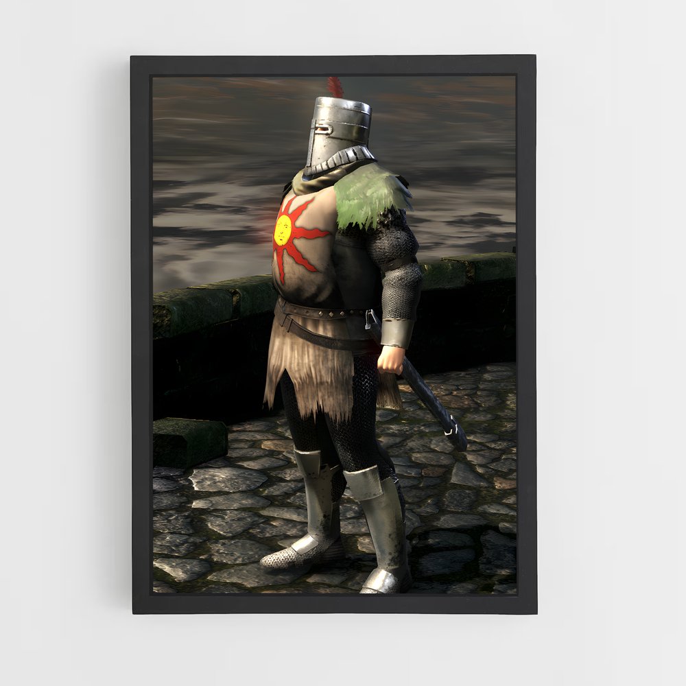 Poster Le Chevalier Solaire – affiche Dark souls (vue 2)