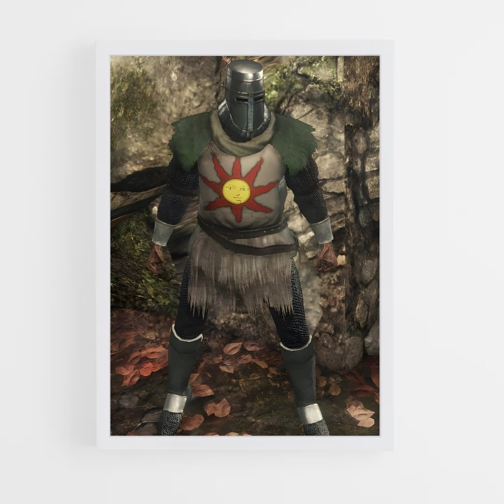 Poster Le Chevalier des Bois – affiche Dark souls (vue 3)