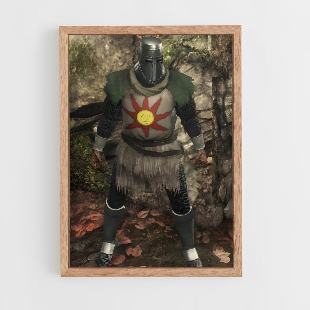 Poster Le Chevalier des Bois – affiche Dark souls (vue 4)