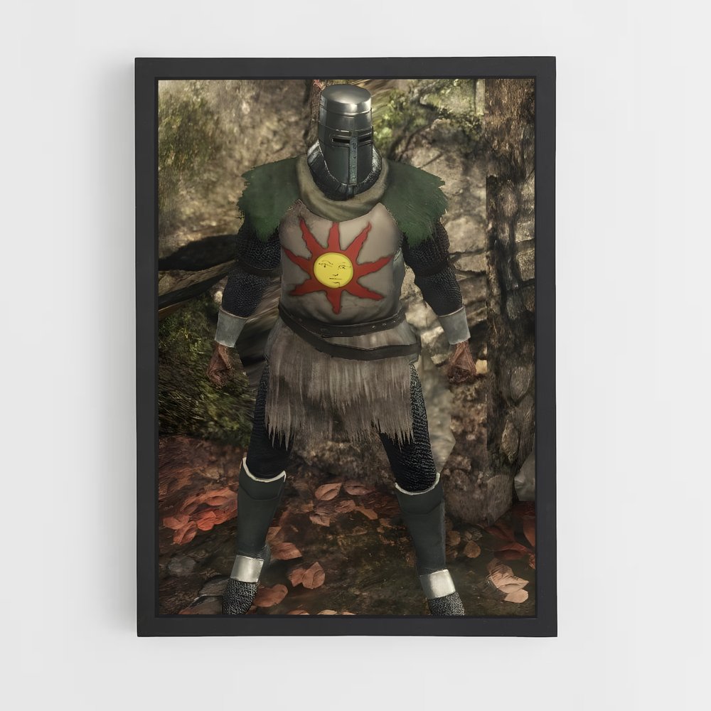 Poster Le Chevalier des Bois – affiche Dark souls (vue 2)