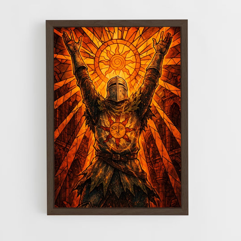 Poster Chevalier Solaire – affiche Dark souls (vue 5)