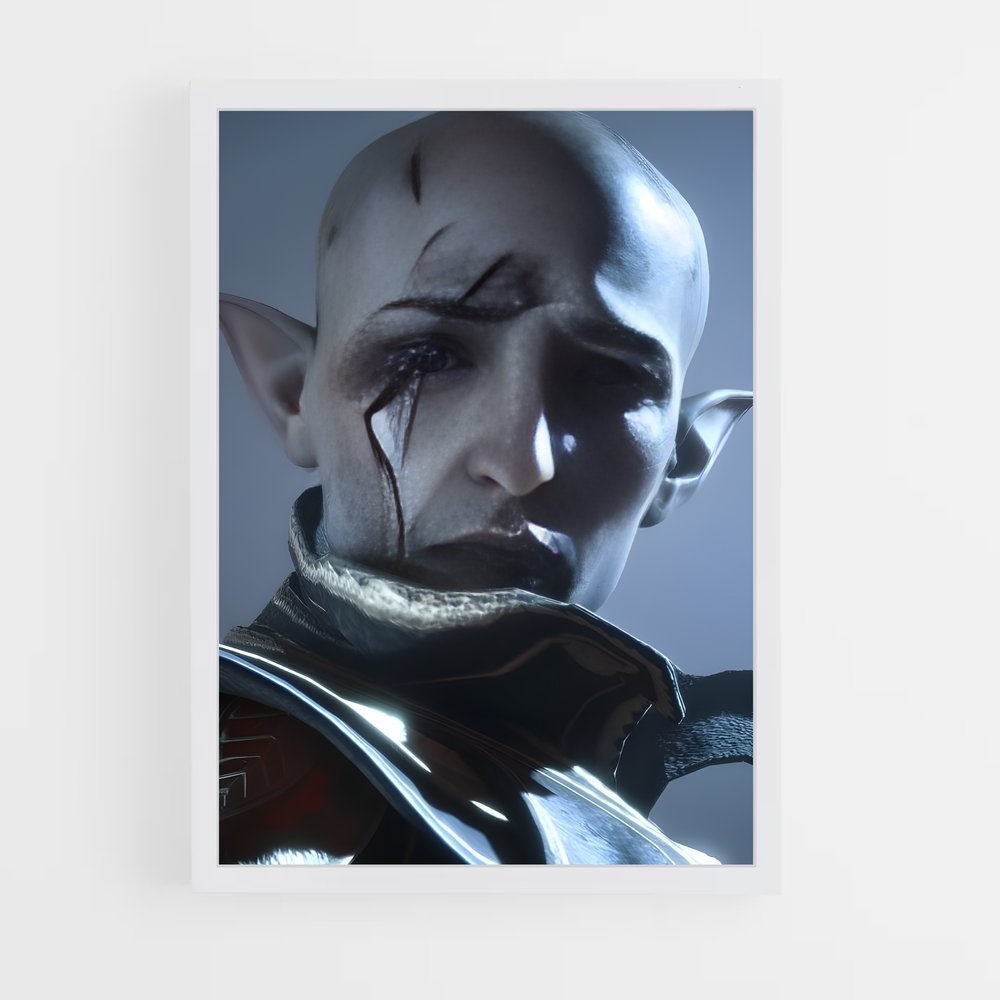 Poster Solas visage – affiche Dragon age (vue 3)