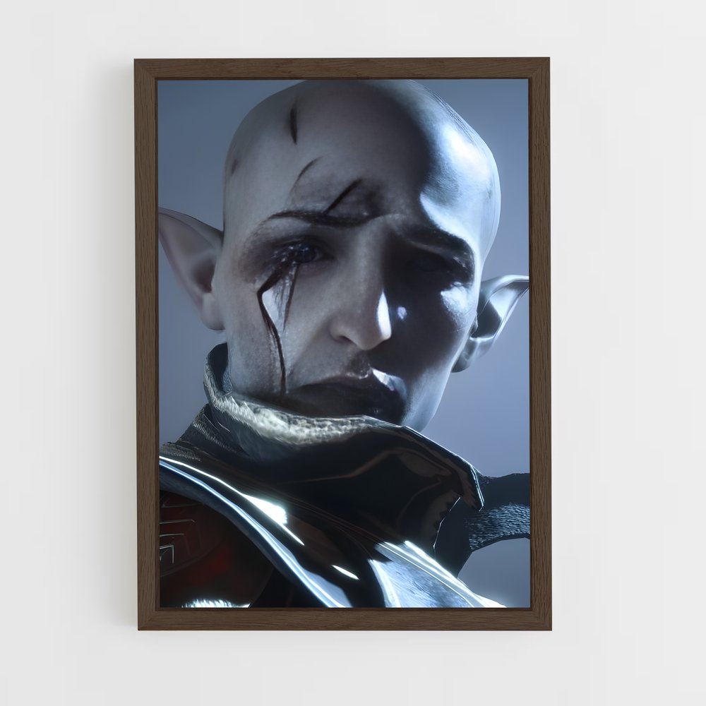 Poster Solas visage – affiche Dragon age (vue 5)