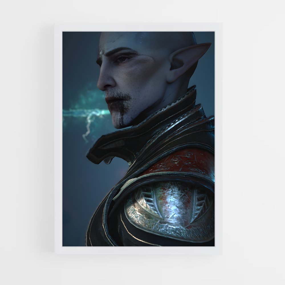 Poster L'Ombre du Barbu – affiche Dragon age (vue 3)