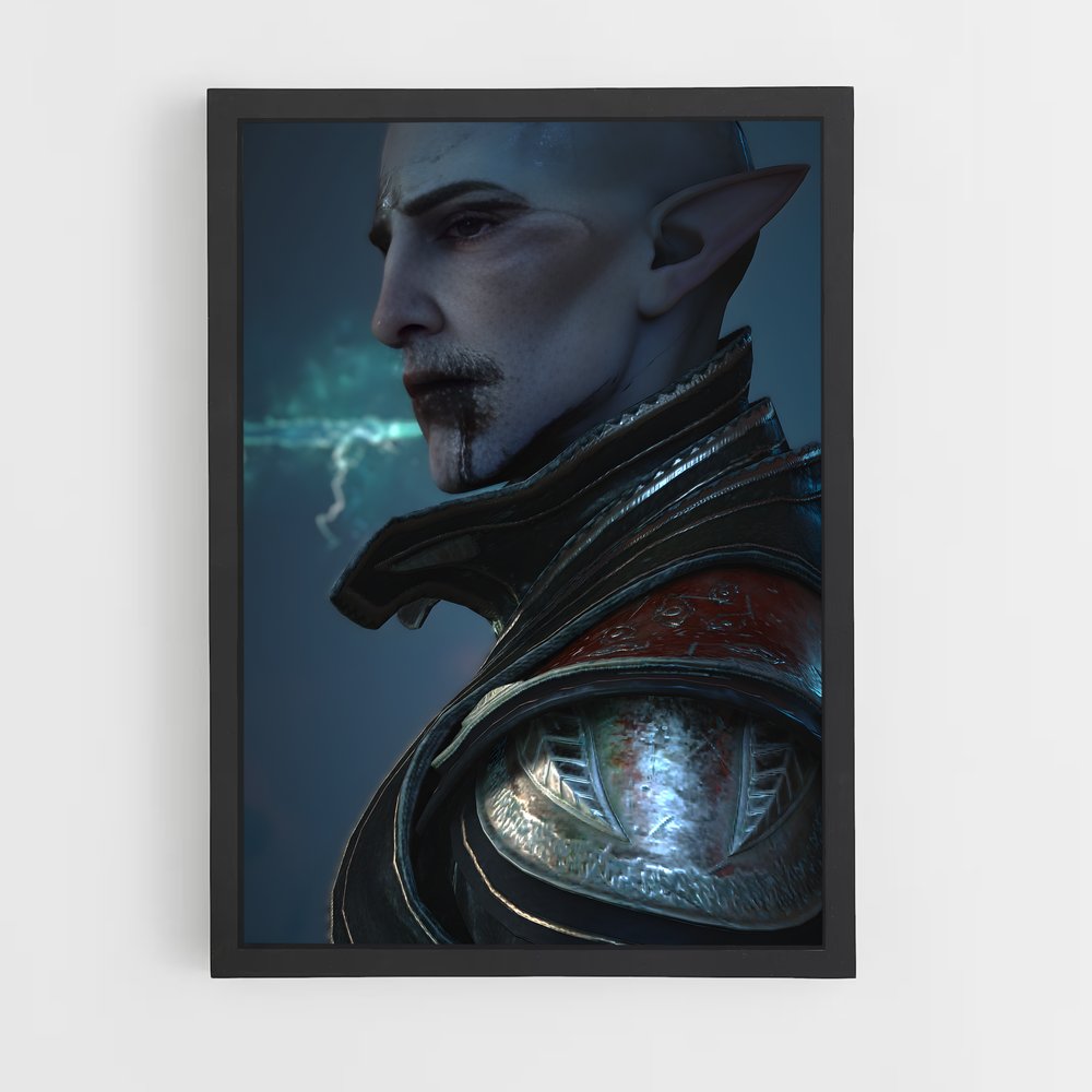 Poster L'Ombre du Barbu – affiche Dragon age (vue 2)