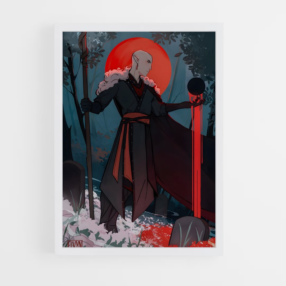 Poster Ombres et Éclats – affiche Dragon age (vue 3)