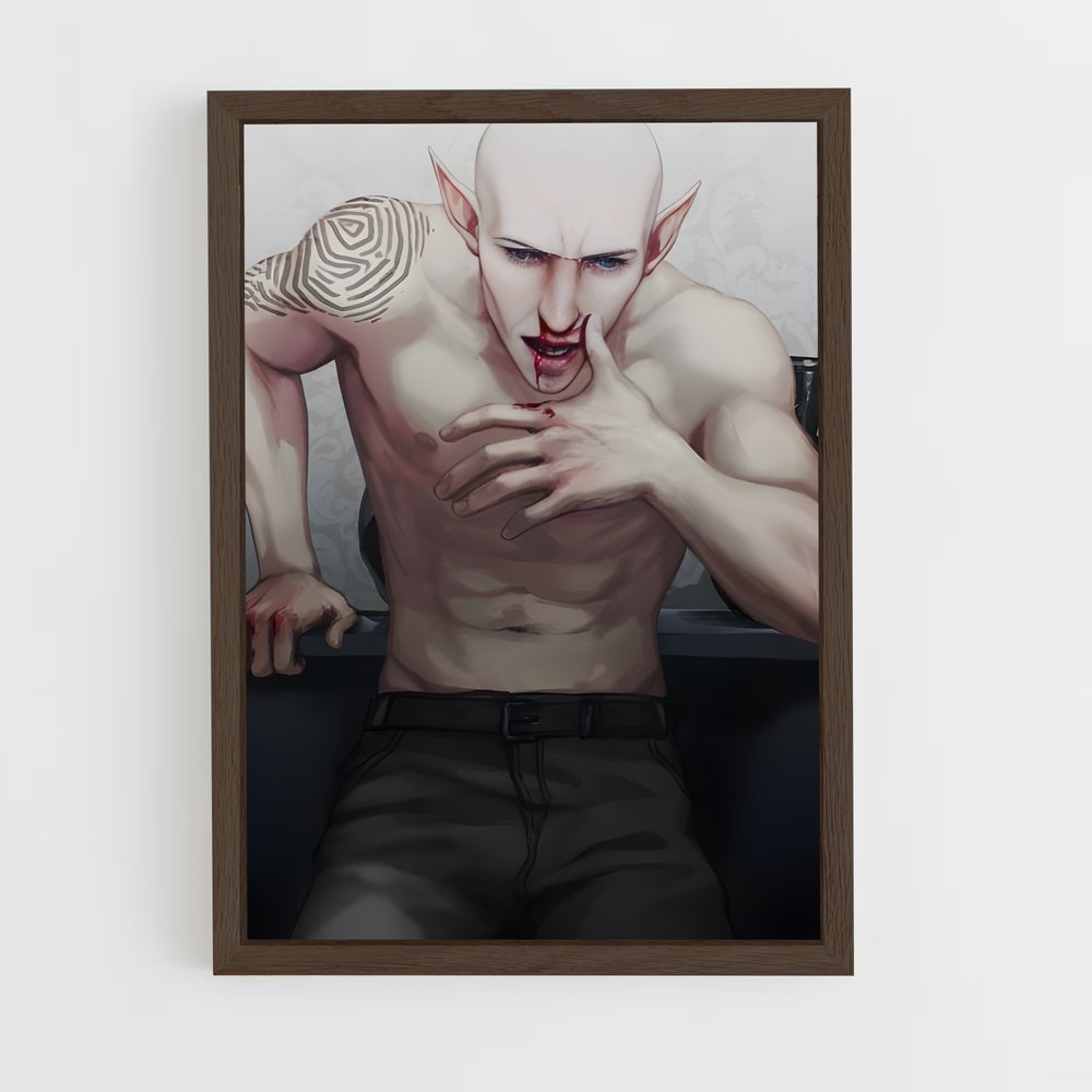 Poster Solas tatouage – affiche Dragon age (vue 5)