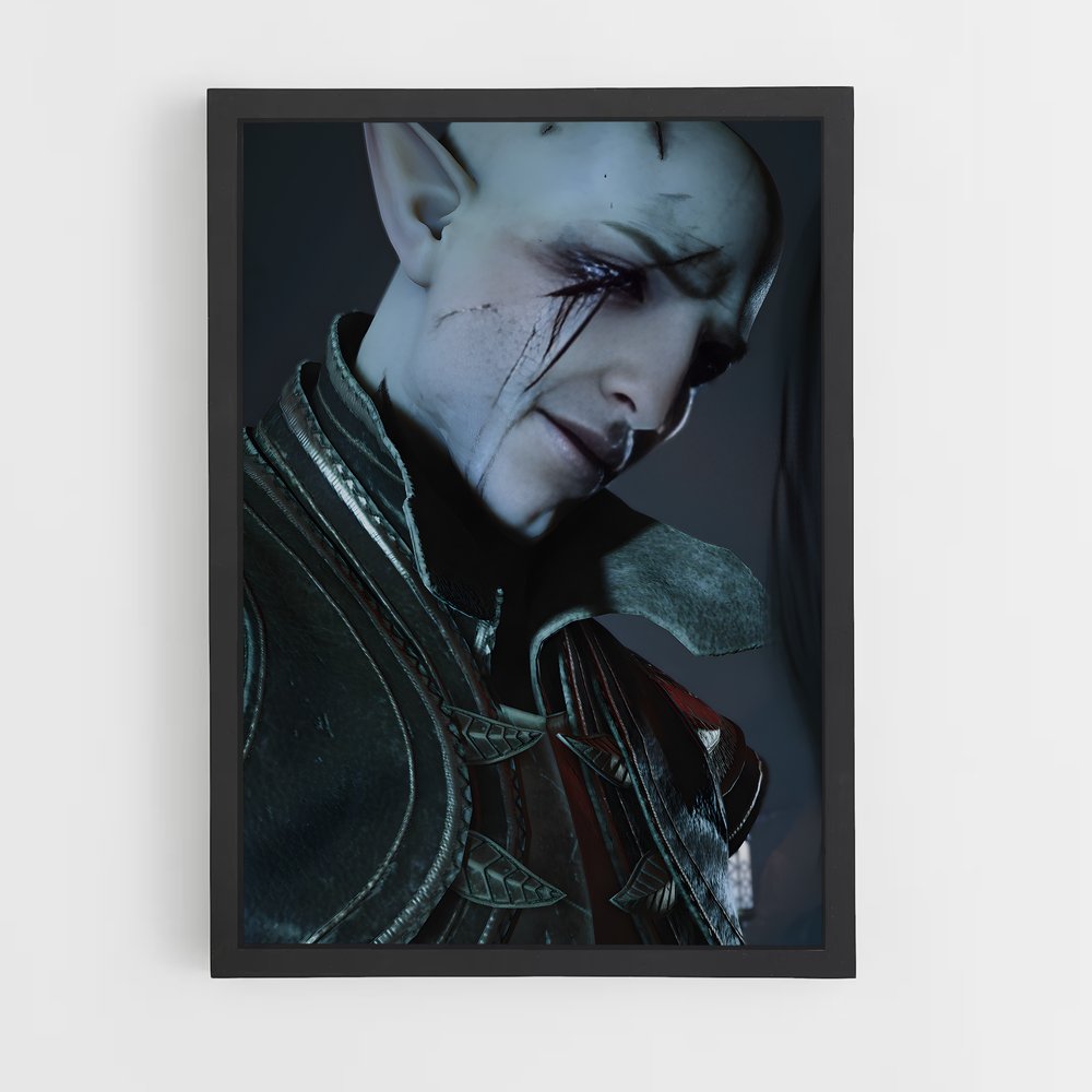 Poster Chevalier et Félin – affiche Dragon age (vue 2)