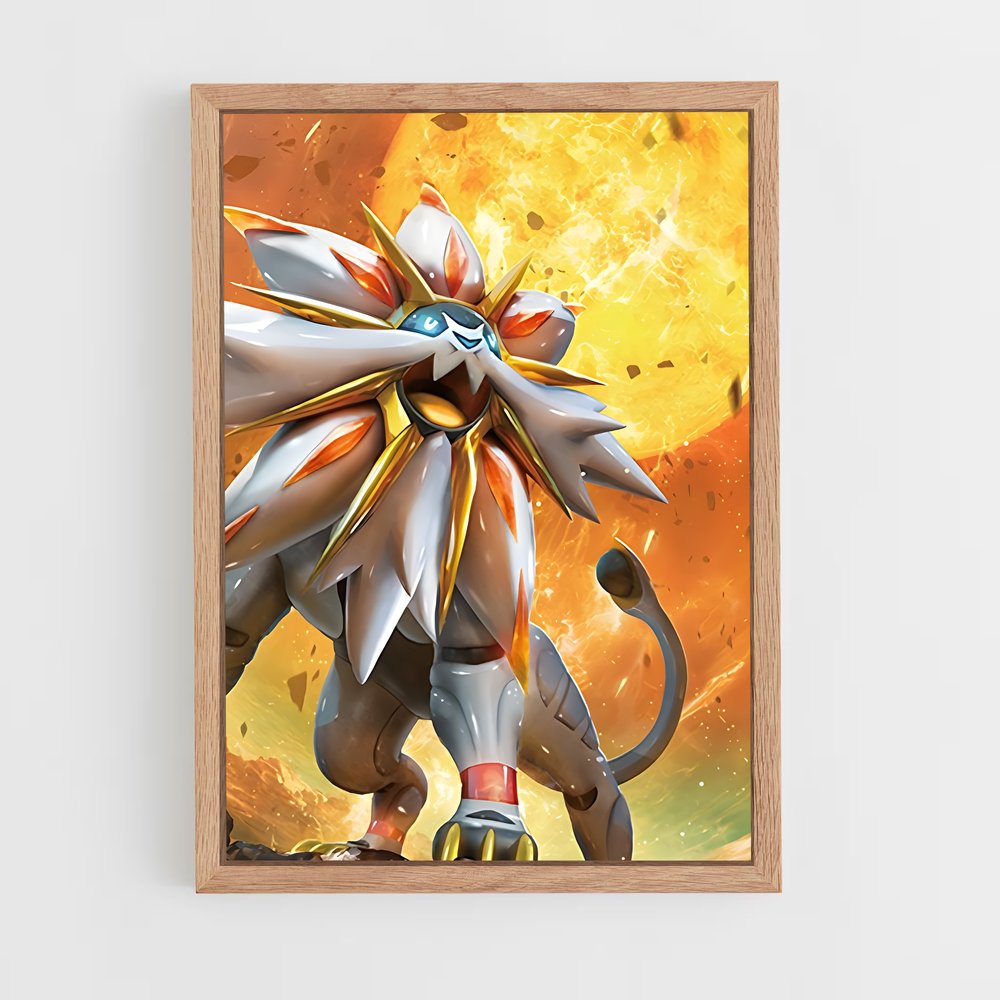 Poster Solgaleo : L'Éclat Solaire – affiche Pokemon (vue 4)