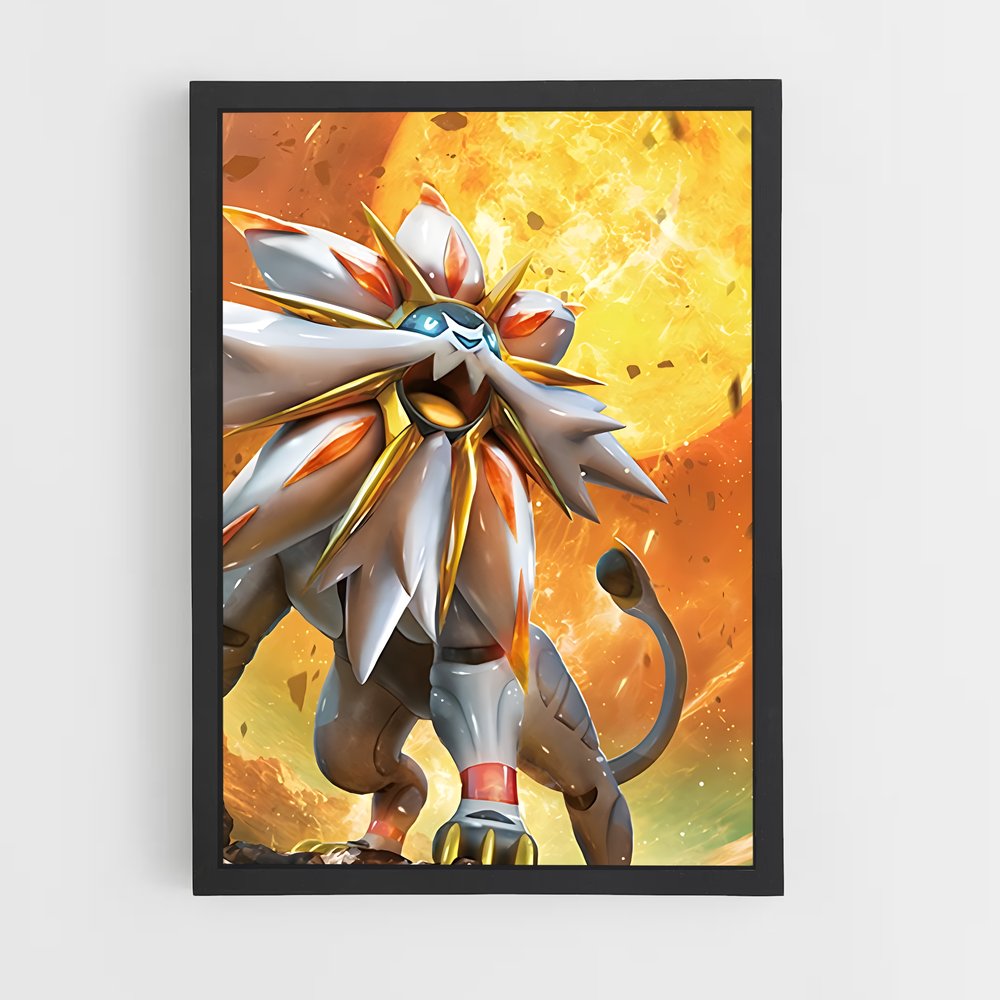Poster Solgaleo : L'Éclat Solaire – affiche Pokemon (vue 2)