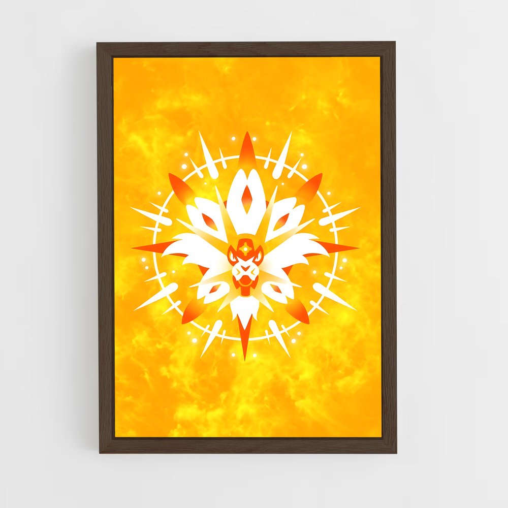 Poster Fleur de Solgaleo – affiche Pokemon (vue 5)