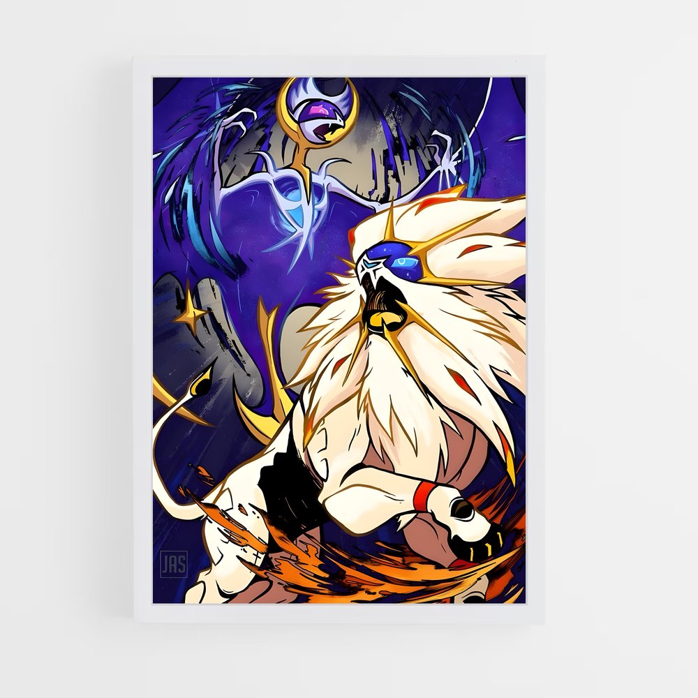 Poster Le Grand Félin – affiche Pokemon (vue 3)