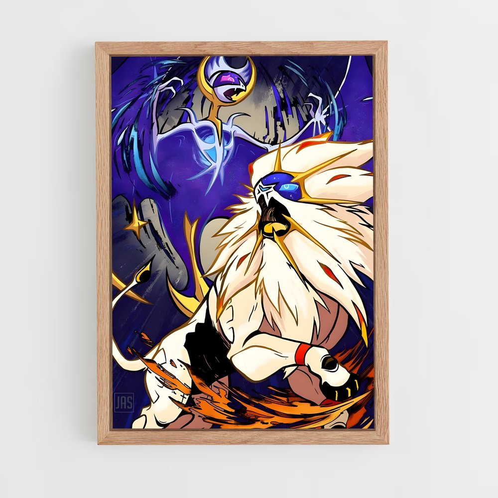 Poster Le Grand Félin – affiche Pokemon (vue 4)