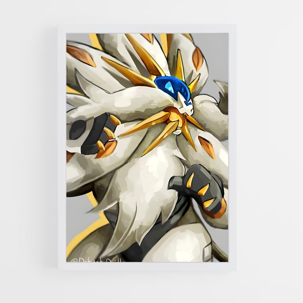 Poster L'Éclat Solaire – affiche Pokemon (vue 3)