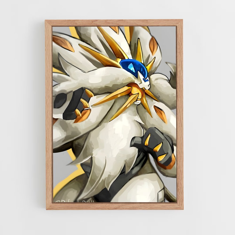 Poster L'Éclat Solaire – affiche Pokemon (vue 4)