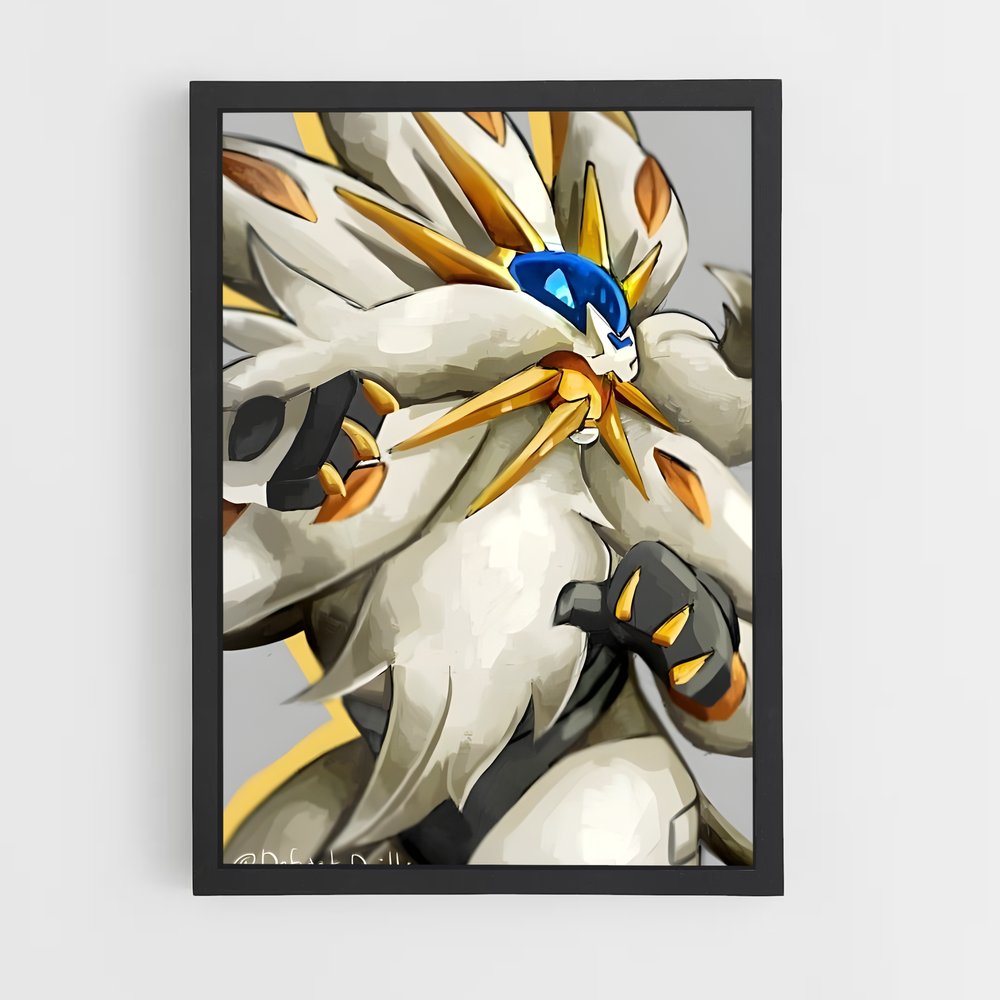 Poster L'Éclat Solaire – affiche Pokemon (vue 2)
