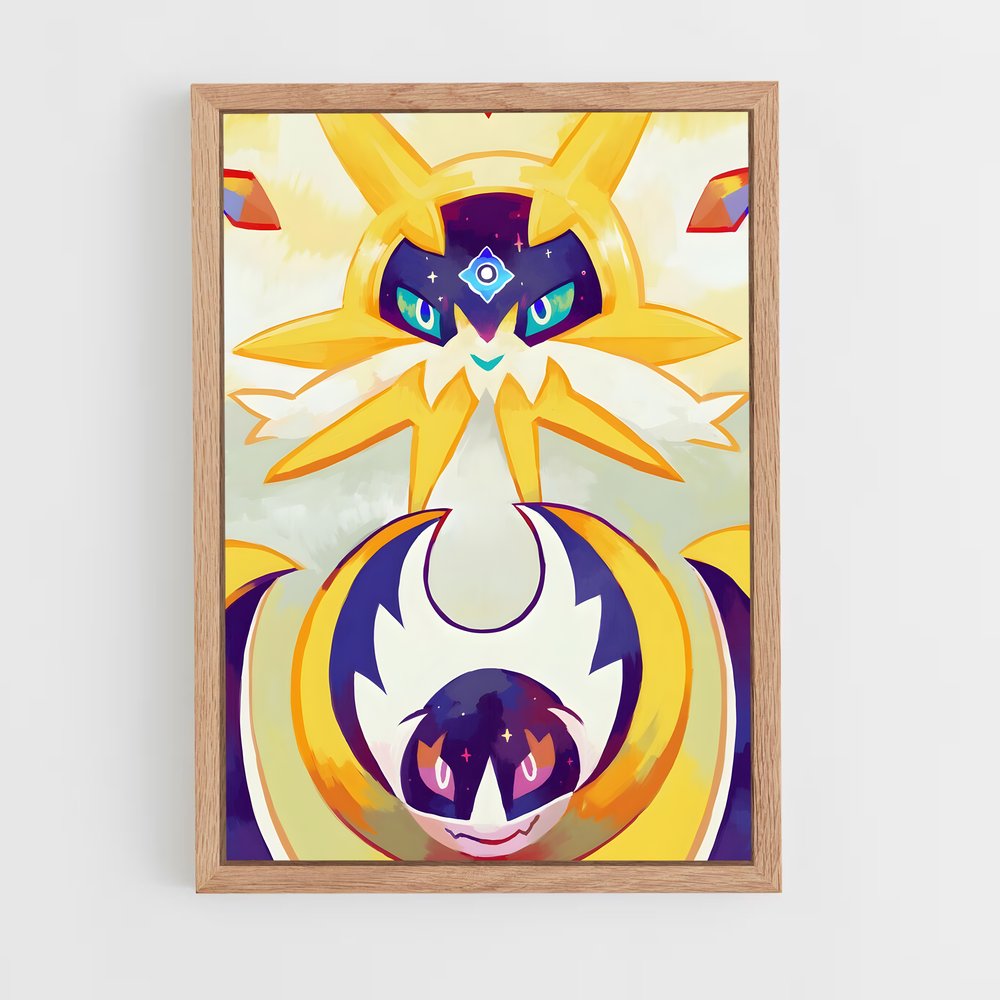 Poster Solgaleo : Éclat Solaire – affiche Pokemon (vue 4)