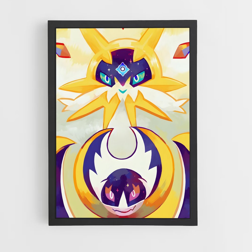 Poster Solgaleo : Éclat Solaire – affiche Pokemon (vue 2)