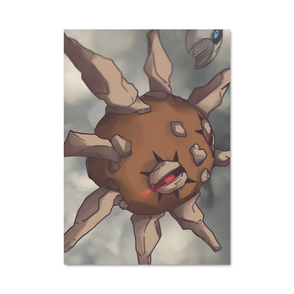 Poster Solrock illumine – affiche Pokemon