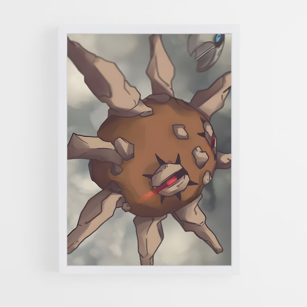 Poster Solrock illumine – affiche Pokemon (vue 3)