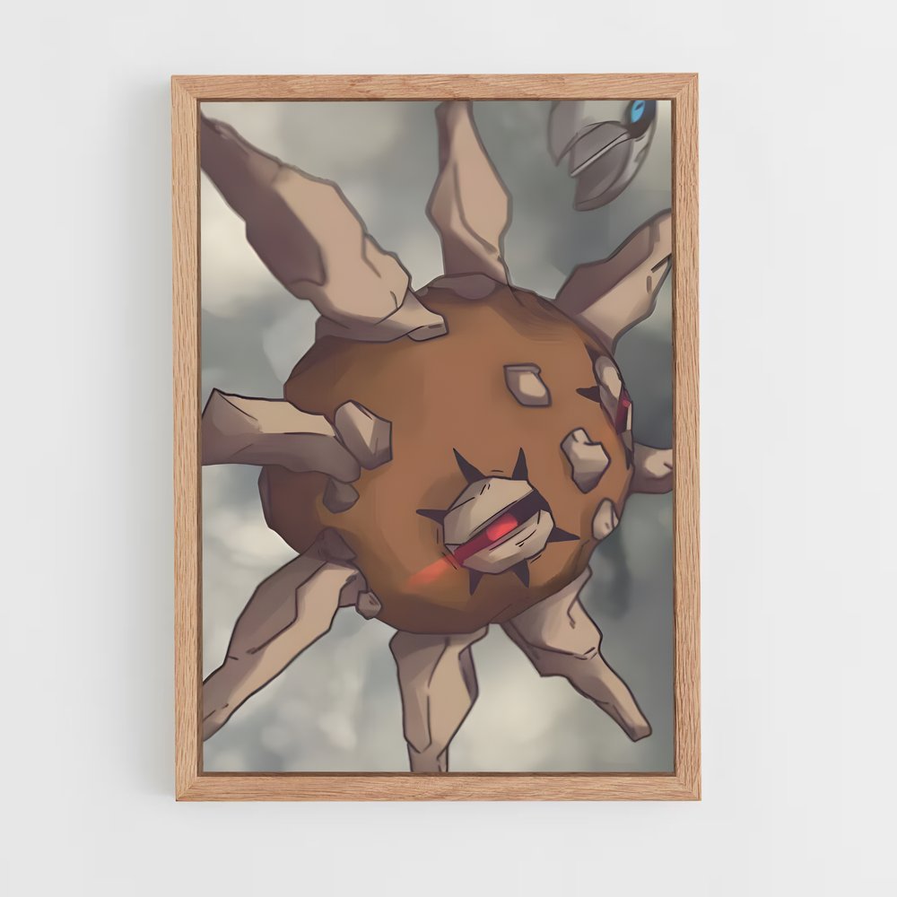 Poster Solrock illumine – affiche Pokemon (vue 4)