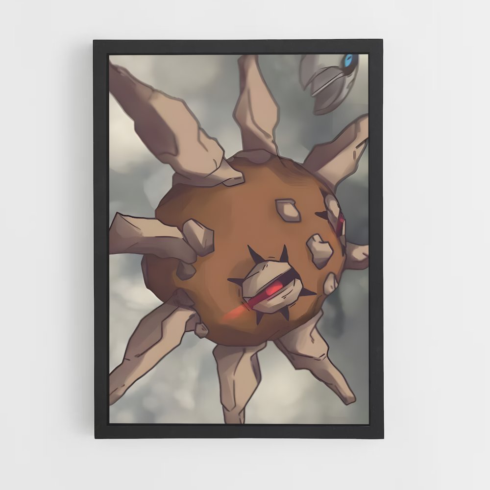 Poster Solrock illumine – affiche Pokemon (vue 2)