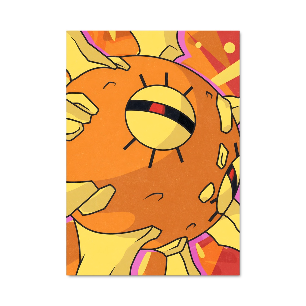 Poster Solrock contagieux – affiche Pokemon