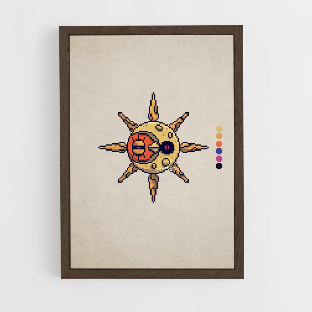 Poster Pixel Solstice – affiche Pokemon (vue 5)
