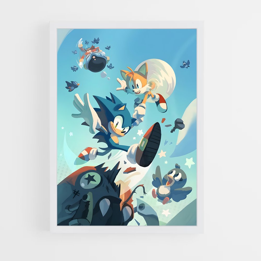 Poster Sonic de Vitesse (vue 3)