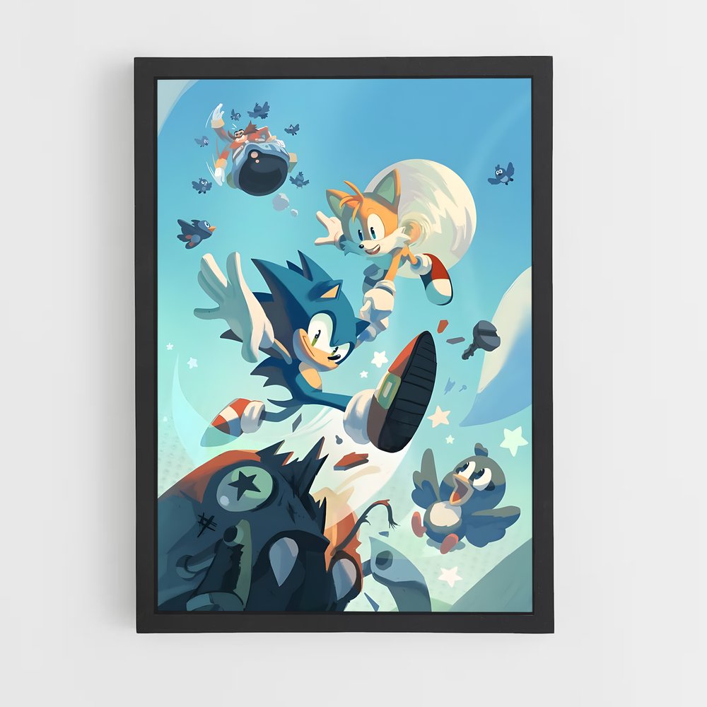 Poster Sonic de Vitesse (vue 2)