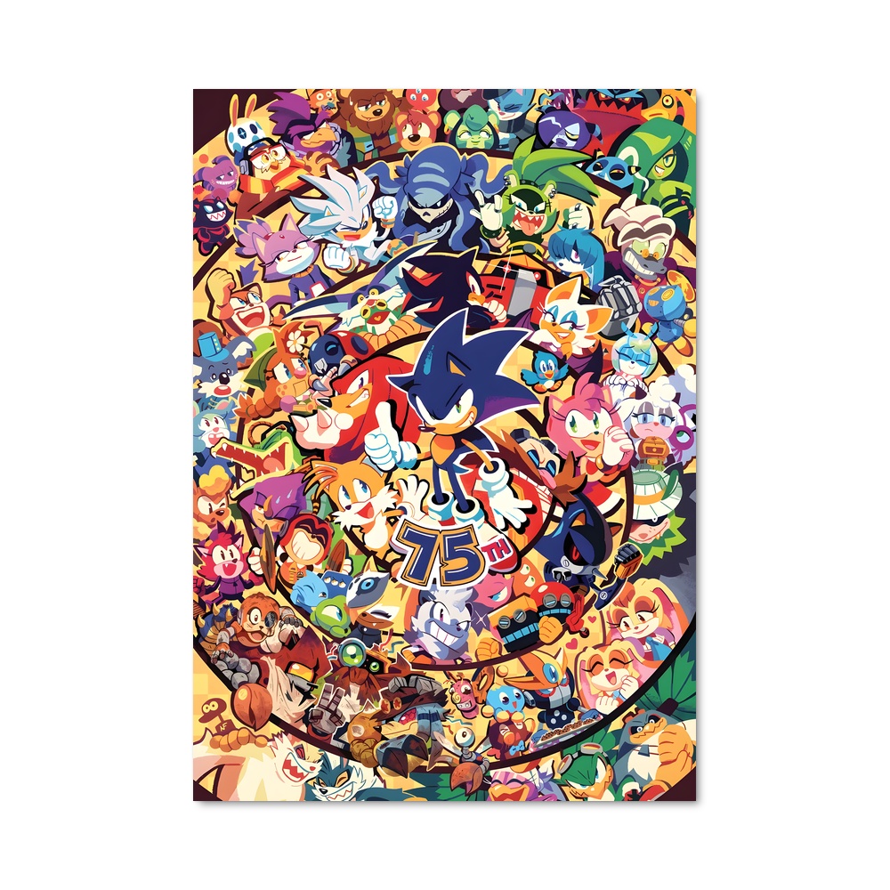 Poster Sonic Vitesse hérisson