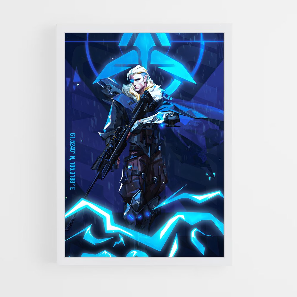 Poster Sova: Blade Runner – affiche Valorant (vue 3)