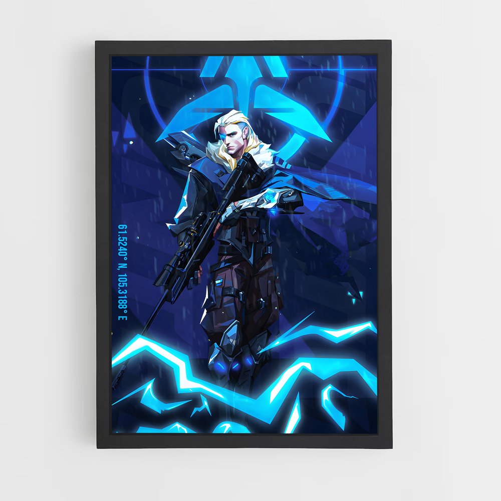 Poster Sova: Blade Runner – affiche Valorant (vue 2)