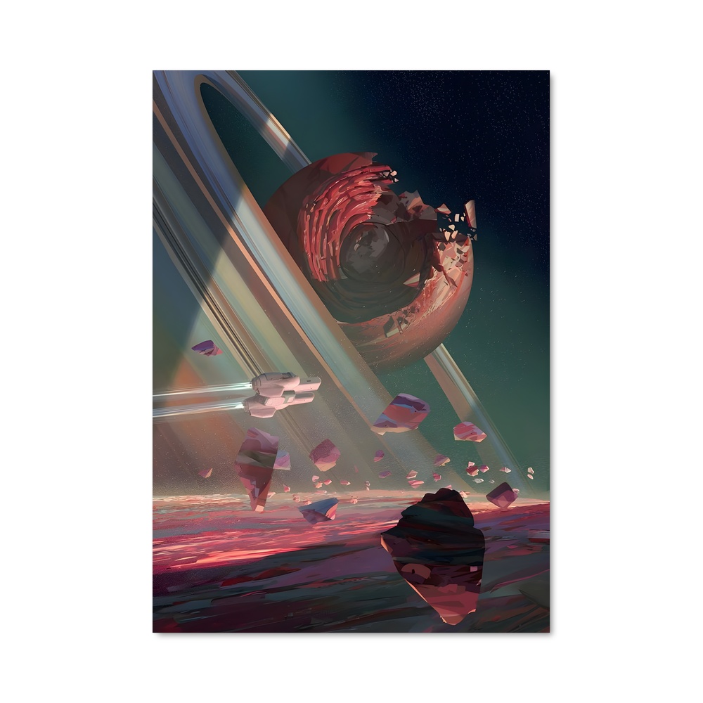 Poster Galactique Éthéré.