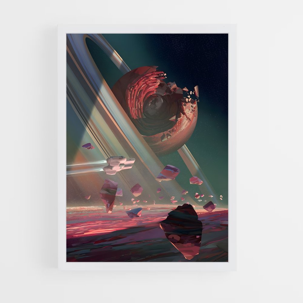 Poster Galactique Éthéré. (vue 3)