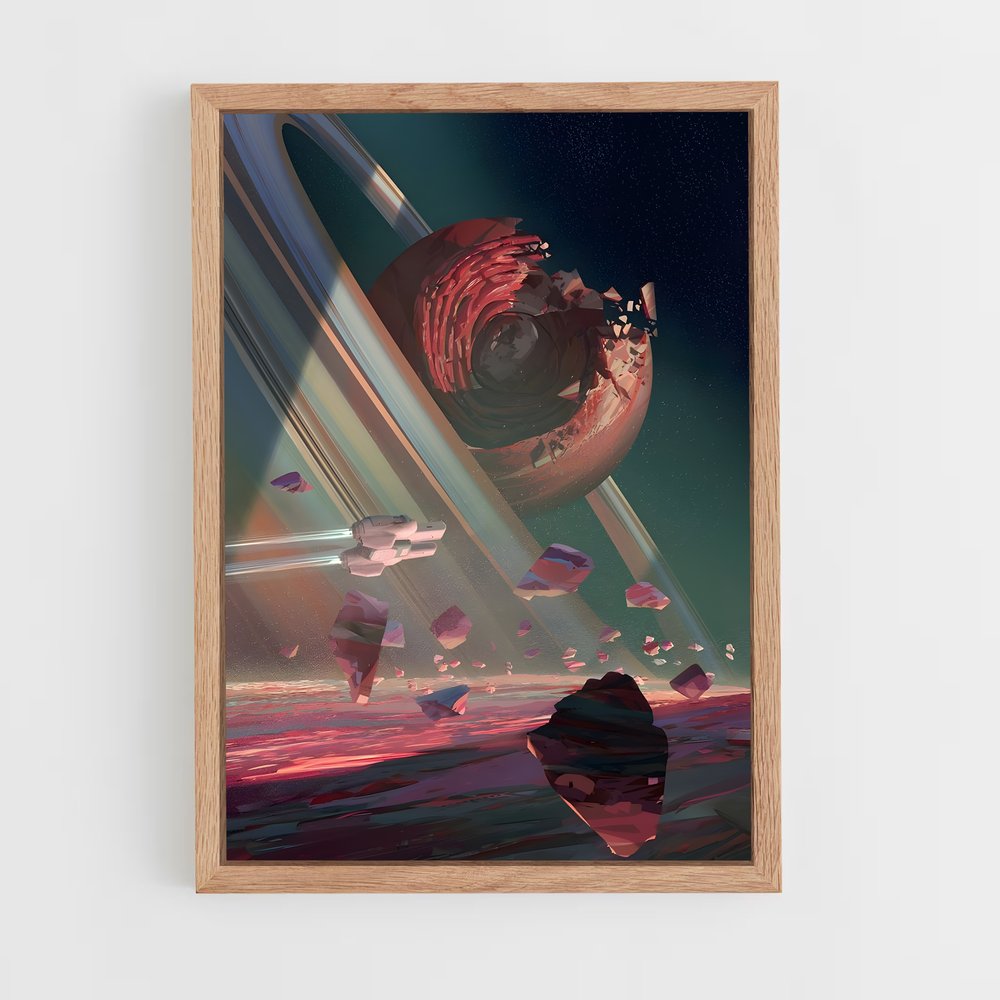 Poster Galactique Éthéré. (vue 4)