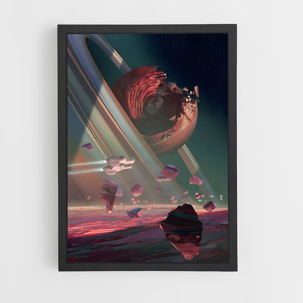 Poster Galactique Éthéré. (vue 2)