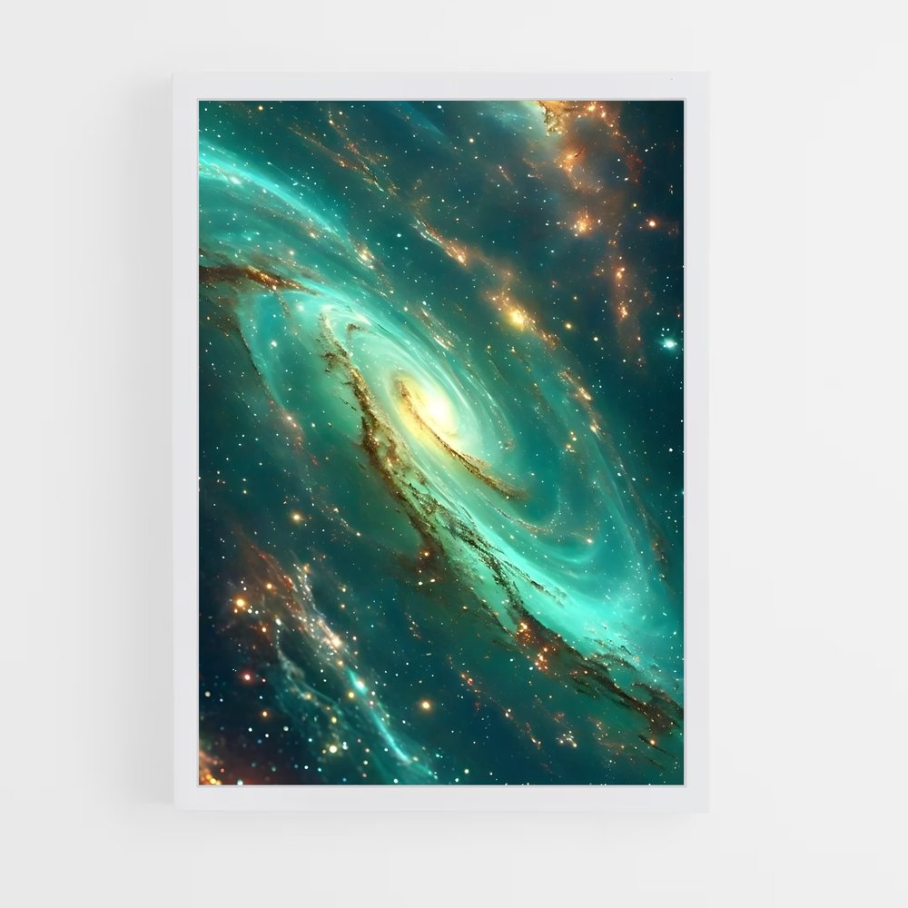 Poster Galaxie Émeraude (vue 3)